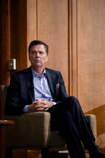 Comey appeared on Good Morning America to discuss his novel.