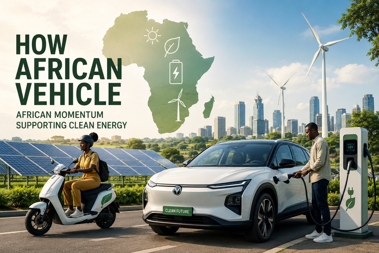 African’s electric vehicle revolution gains momentum amid rising demand for clean transport.