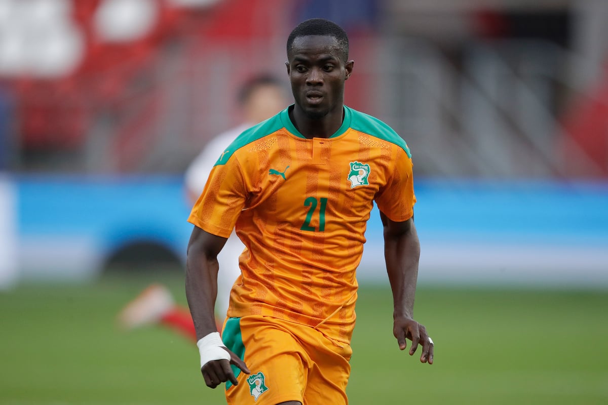 Eric Bailly representing Ivory Coast in the AFCON, January 4, 2022