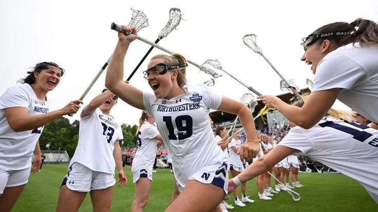 Northwestern Wildcats Lacrosse on the 28th of May 2023 in Martin Stadium Illanois, playing against Boston College. Photo: NCAA Photos via Getty Images/Getty Images