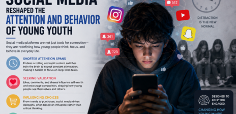 How social media is reshaping the attention and behaviour of young people.