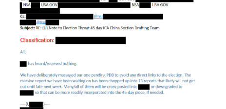 Trump declassifies emails showing NSA analysts “massaged” 2020 election intelligence