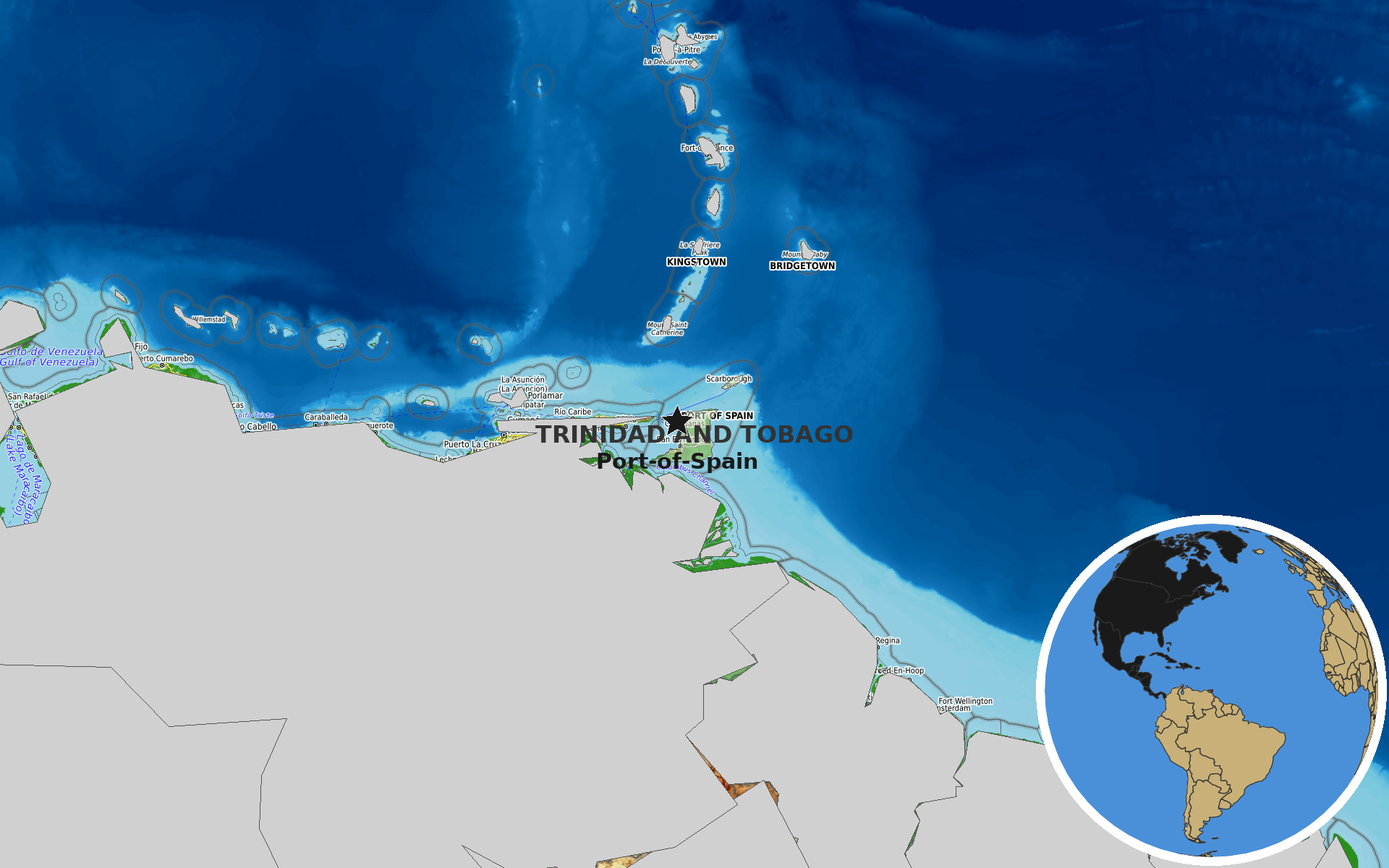 Source: OpenTopoMap / Natural Earth - Trinidad
Note: Map generated by NewsFindr for Trinidad on July 5, 2026 at 10:31 AM EST
