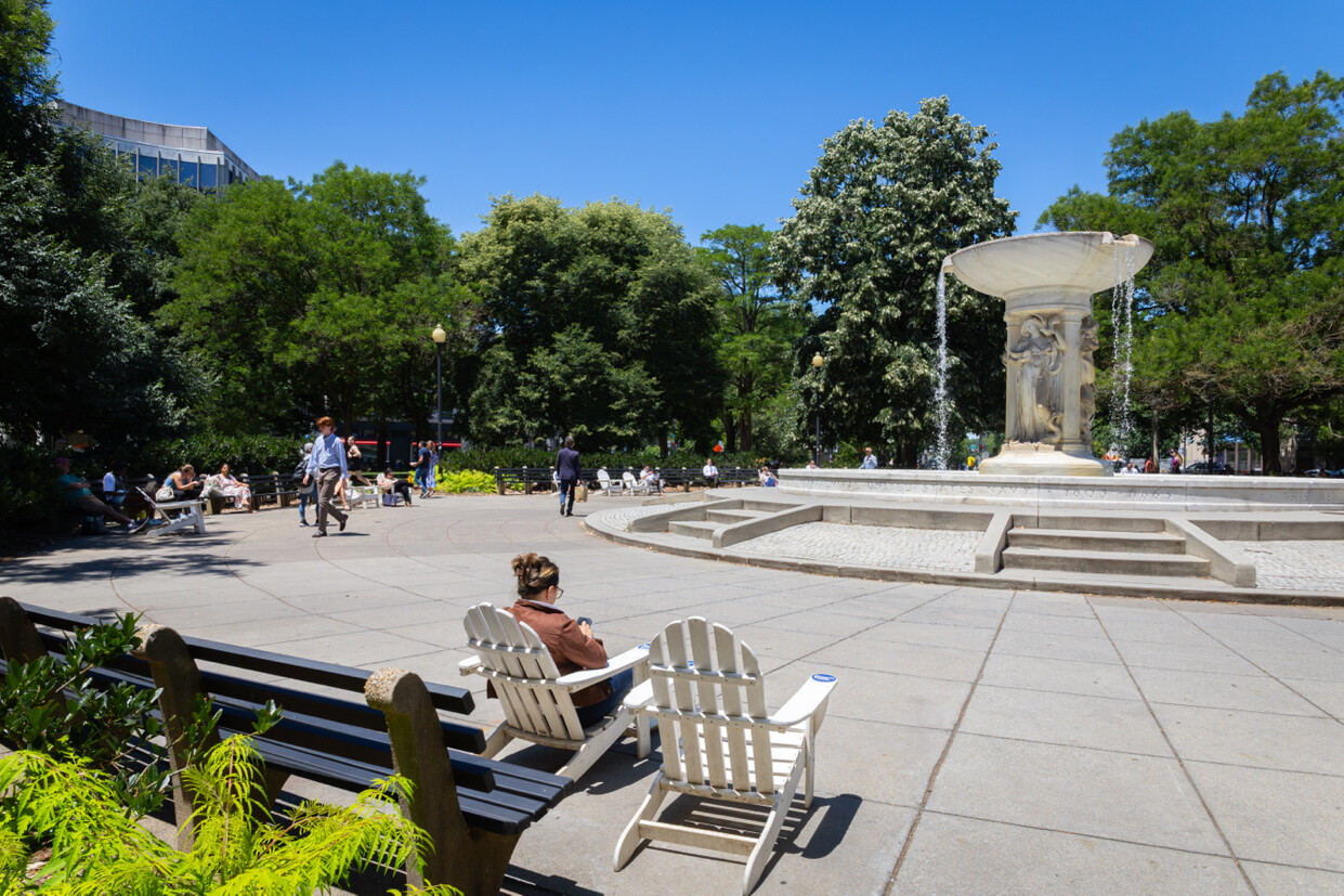 Trump touts Dupont Circle fountain restoration as part of “Safe and Beautiful” D.C. push