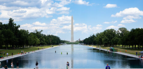 Trump posts single letter “A” with Washington Monument photo on Truth Social