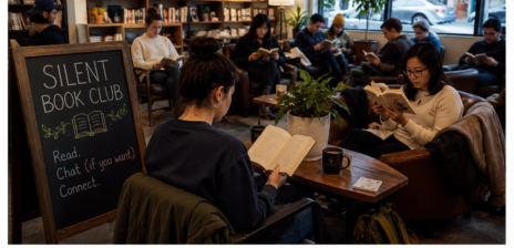 Silent reading clubs are bringing americans together again