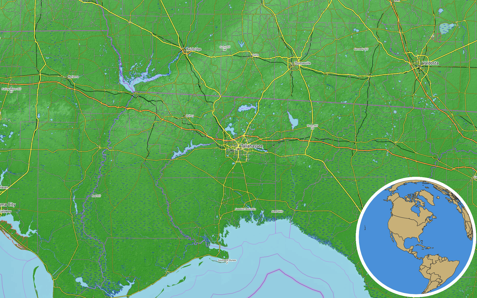 Source: OpenTopoMap / Natural Earth - Florida, Texas
Note: Map generated by NewsFindr for Florida, Texas on July 15, 2026 at 12:51 PM ET