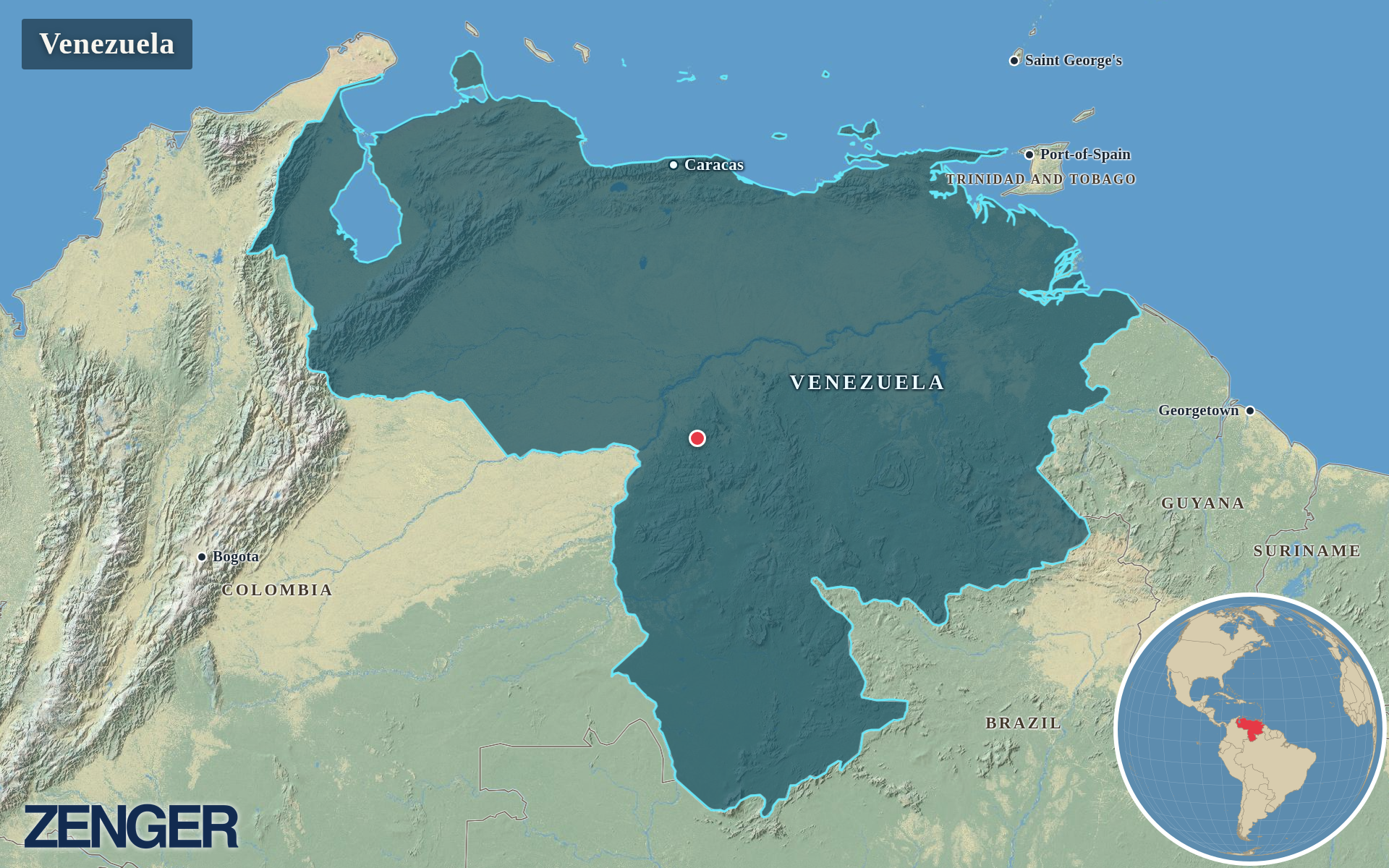 Protomaps / Natural Earth - Venezuela