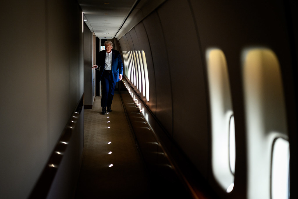 President Donald J. Trump posed at Washington D.C.