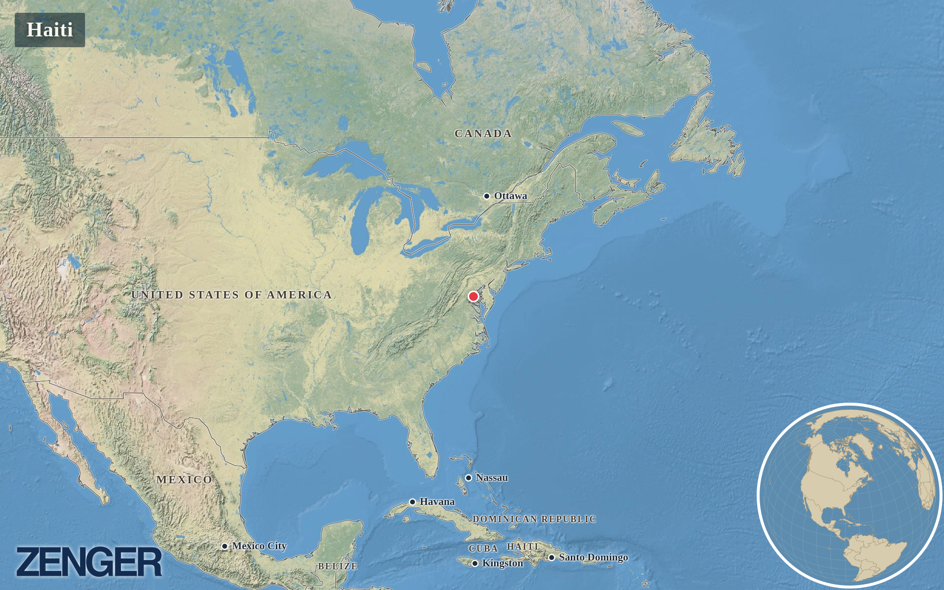 Protomaps / Natural Earth - Haiti