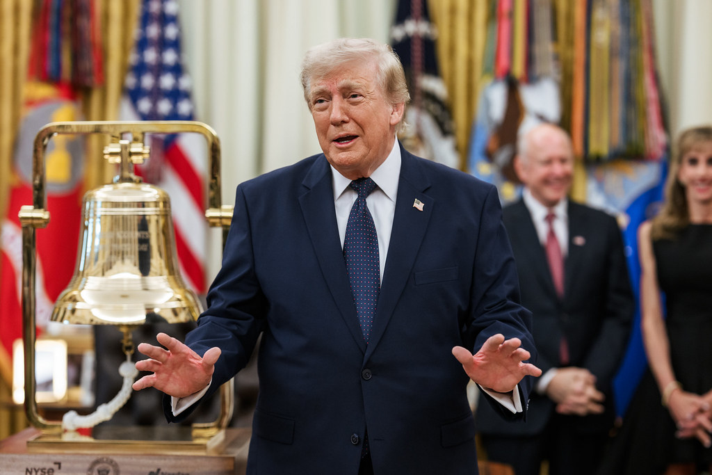 President Donald J. Trump rallies for Nassau County Executive Bruce Blakeman at the David S.