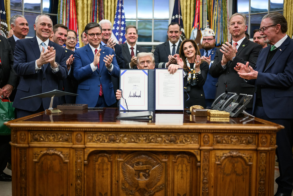 President Donald J. Trump posed in Washington, D.C.