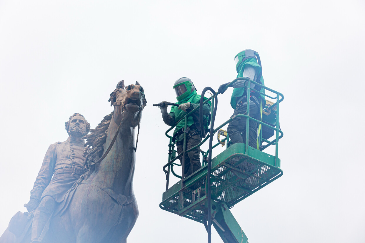 Trump Touts Interior Cleanup of Union General George Thomas Statue Near White House