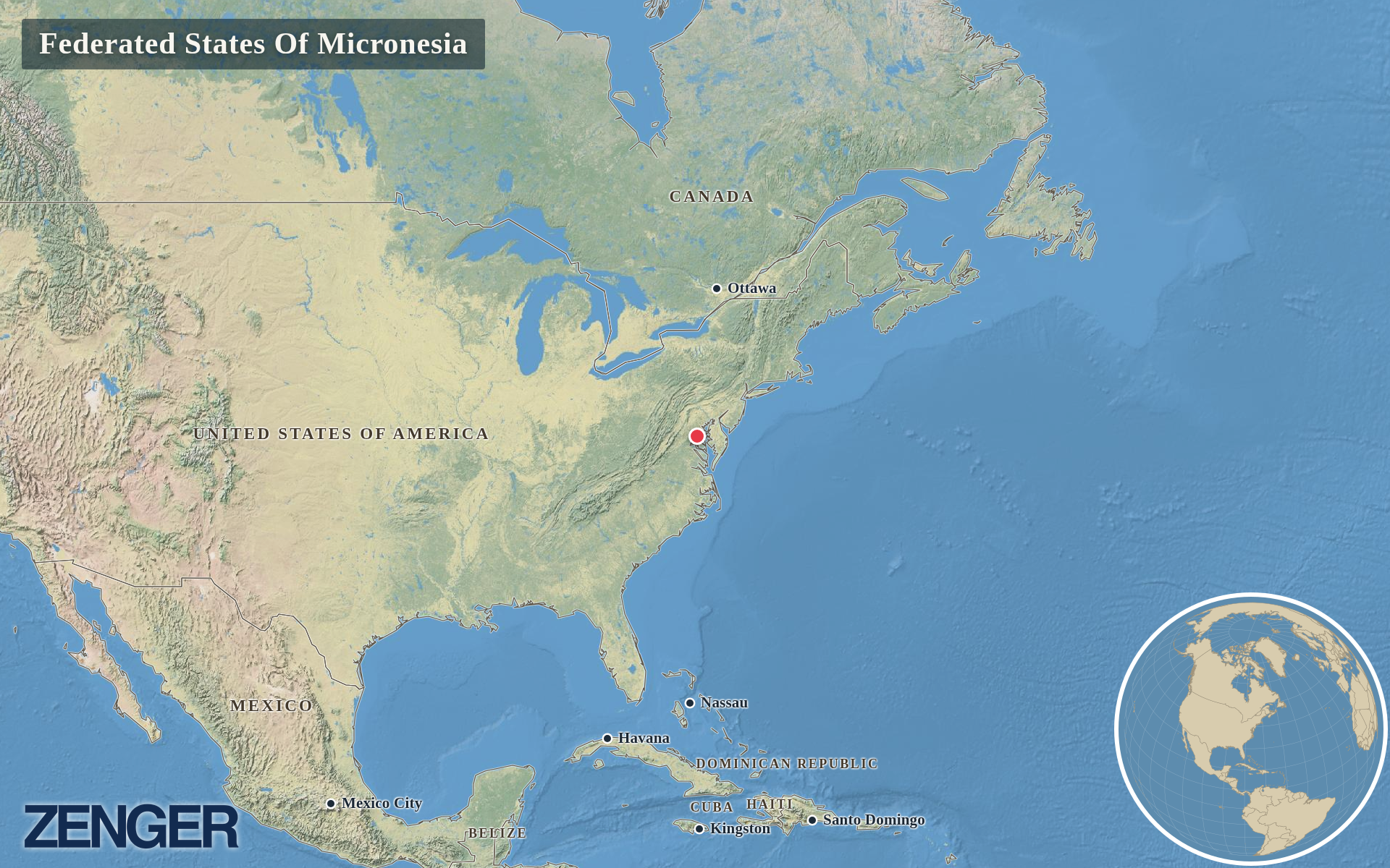 Protomaps / Natural Earth - Federated States Of Micronesia