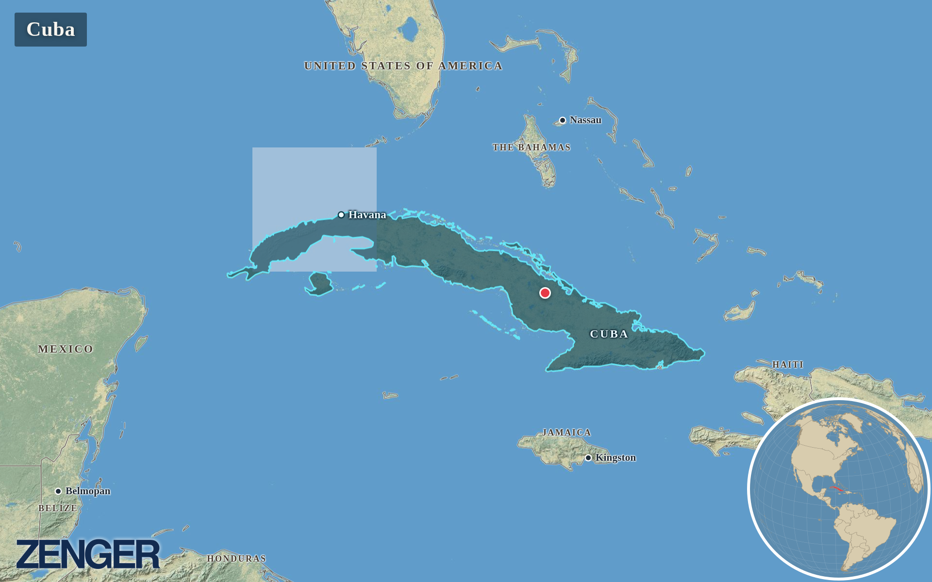 Protomaps / Natural Earth - Cuba