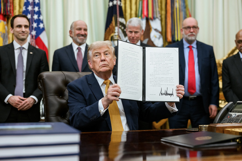 President Donald J. Trump hailed the election of Chris Garten as the new leader of the Indiana Senate at WASHINGTON D.C.