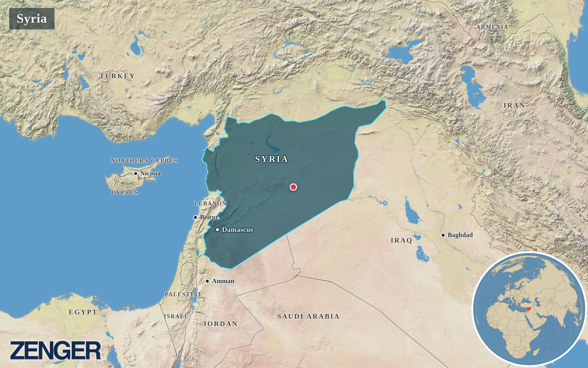 Protomaps / Natural Earth - Syria