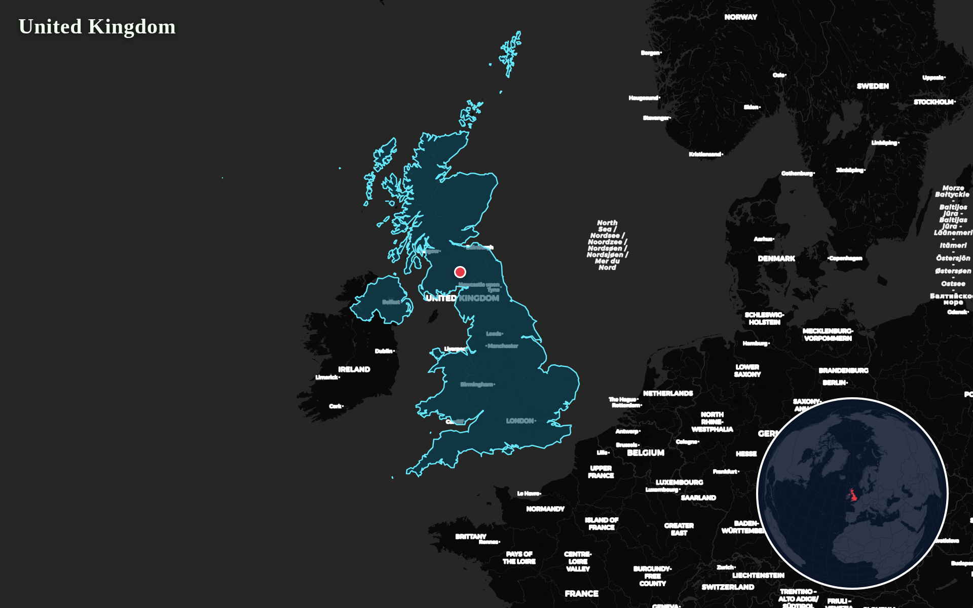 Protomaps / Natural Earth - United Kingdom