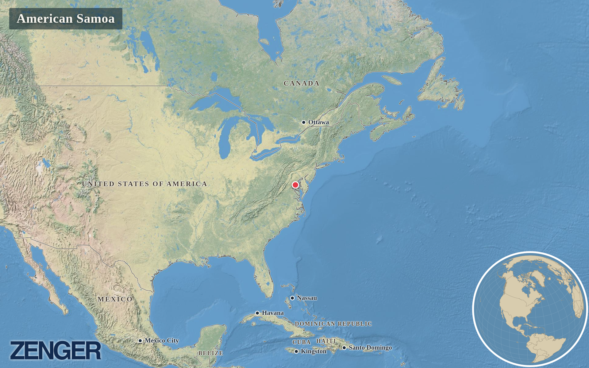 Protomaps / Natural Earth - American Samoa