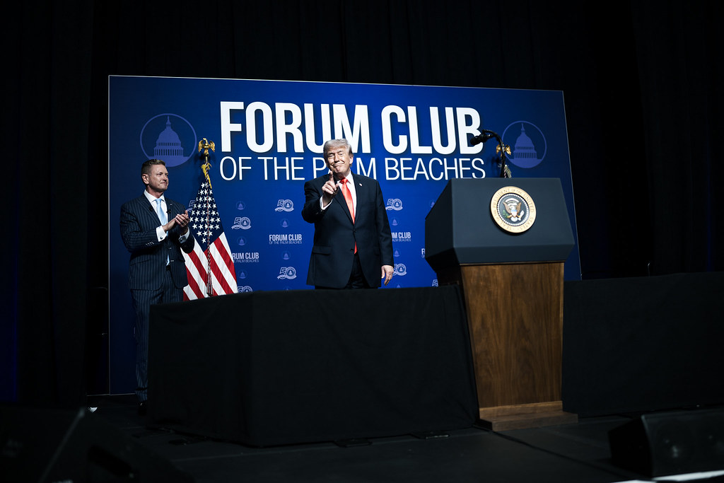 President Donald J. Trump posed in Washington D.C.