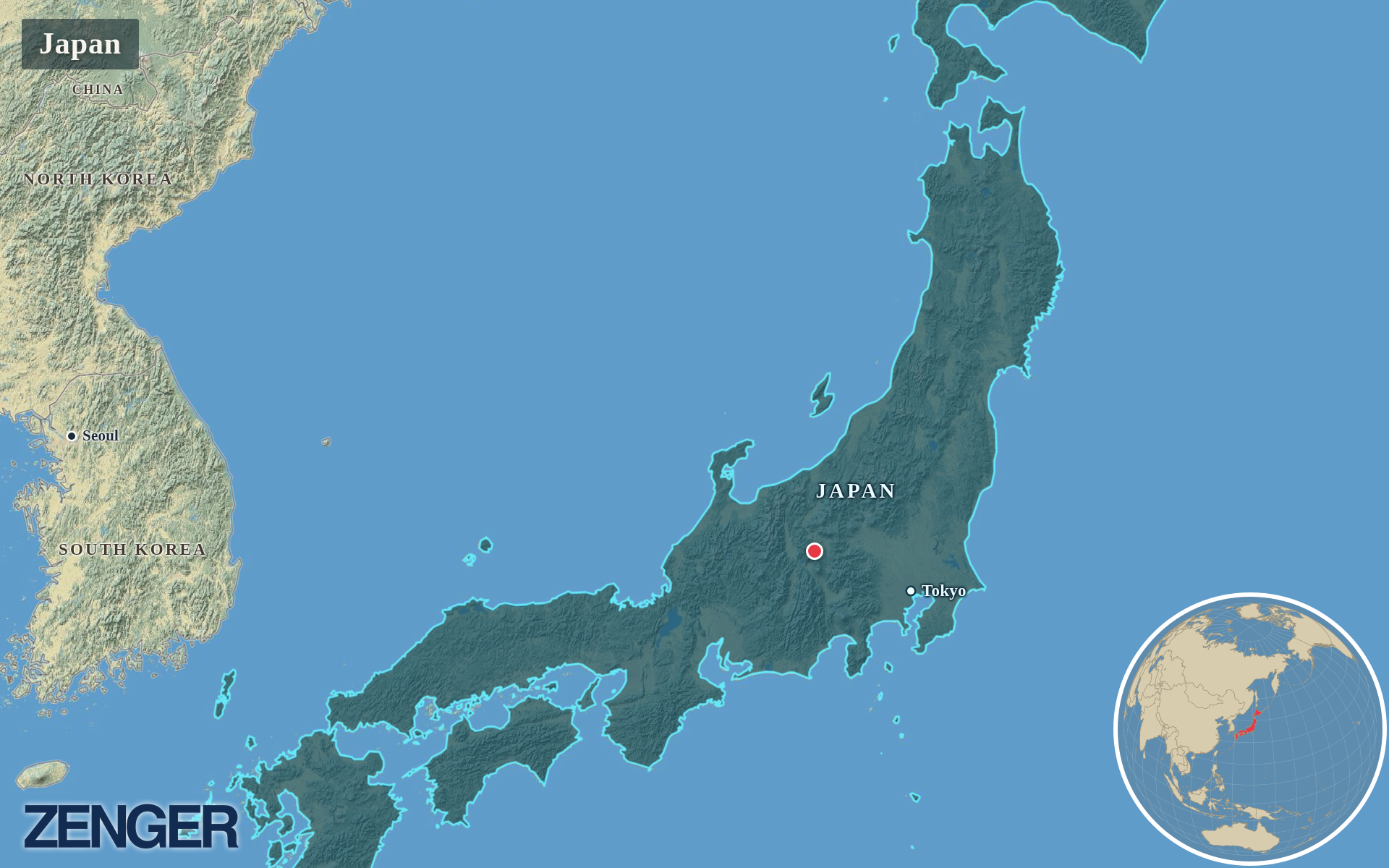 Protomaps / Natural Earth - Japan